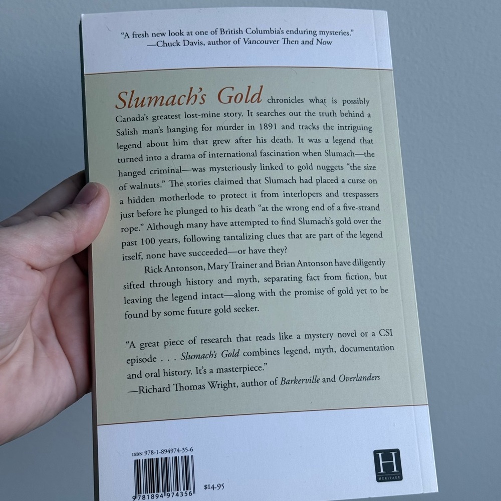 Slumach's Gold In Search of a Legend Mining Treasure Hunting Book - Picture 4 of 7